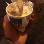 Nothing of basketball in Rome. But not all is going to be basketball in life! If you visit Rome you must eat a "gelato" like this!