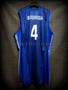 2001 Eurobasket Champions Yugoslavia Dejan Bodiroga Jersey Back - Issued
