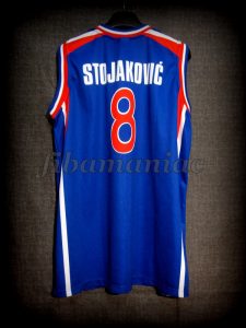 2002 World Cup Champions Yugoslavia Predrag "Peja" Stojakovic Jersey - Back