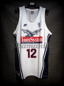 1997/1998 Preseason (First game with team) Fortitudo Bologna Dominique Wilkins Jersey - Front