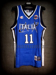 1998 World Cup Italy Andrea Meneghin Jersey - Front