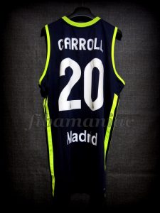 2013 ACB Champions Real Madrid Jaycee Carroll Jersey Back - Signed