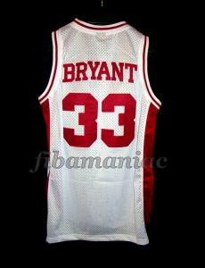 1996 Naismith Prep Player of the Year Lower Merion Aces HS Kobe Bryant Jersey - Back