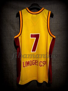 1996 LNB Runner-Up Limoges CSP Richard Dacoury Jersey - Back