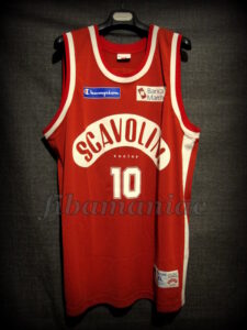 1994 LEGA MVP Scavolini Pesaro Carlton Myers Jersey - Front