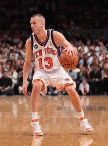 Sergio Rodríguez in action with the Knicks