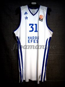 2015/2016 Euroleague Assistant Leader Anadolu Efes Istanbul Thomas Heurtel Jersey - Front