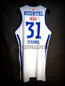 2015/2016 Euroleague Assistant Leader Anadolu Efes Istanbul Thomas Heurtel Jersey - Back