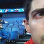 Back in the arena. I didn't want to disturb again ... Luka Doncic family behind my back
