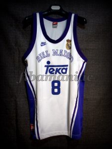 1997 European Cup Winners' Cup Champions Real Madrid Joe Arlauckas Jersey Front - Signed