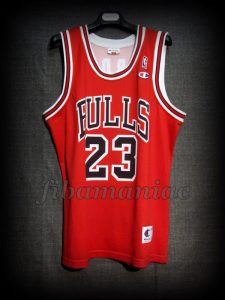 1991 NBA Finals Champions & Slam Dunk Championships Chicago Bulls Michael Jordan Jersey - Front