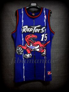 1999 NBA Rookie Of the Year Toronto Raptors Vince Carter Jersey - Front