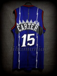 1999 NBA Rookie Of the Year Toronto Raptors Vince Carter Jersey - Back