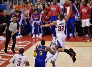 Griffin in action with the jersey