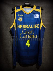 2016 Spanish King’s Cup Runner-Ups CB Gran Canaria Albert Oliver Jersey - Front