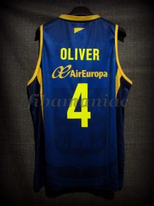 2016 Spanish King’s Cup Runner-Ups CB Gran Canaria Albert Oliver Jersey - Back