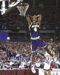 Chris Webber in action with the jersey