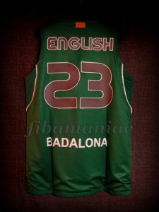 2011 Spanish King’s Cup Joventut Badalona Carl English Jersey - Back