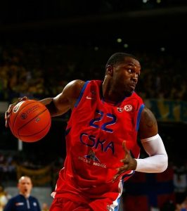 Marcus during the 2008 Euroleague Final Four