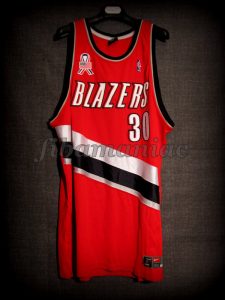 2001/2002 Portland Trail Blazers Rasheed Wallace Jersey - Front