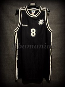 1998 Euroleague Best Scorer & HEBA MVP PAOK Thessaloniki Predrag Stojakovic Jersey - Front