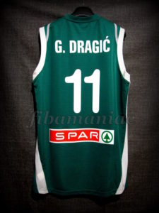 2011 Eurobasket Slovenia Goran Dragic Jersey Back - Signed