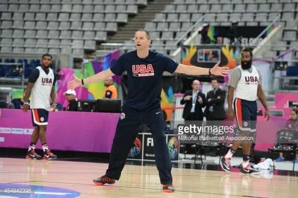 Arturas as an USA staff member in the 2014 World Cup