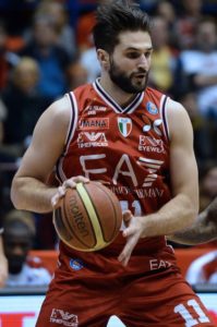 Kleiza in action with the jersey