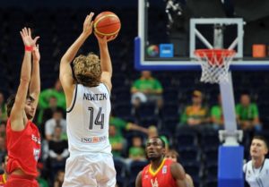 Dirk in action with the jersey