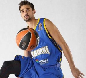 Shved wearing the jersey in the Media Day