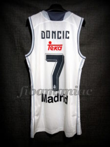 2015/2016 First Euroleague Season Real Madrid Luka Doncic Jersey - Back