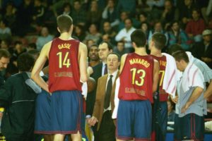 Two young teammates at the 2000 Euroleague Final Four: Pau Gasol and Juan Carlos Navarro