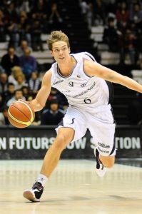 Koponen in action with the jersey. Petteri was selected by the Philadelphia 76ers at the 2007 NBA draft but he didn't play in the NBA finally