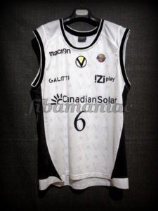 2010/2011 LEGA QF Virtus Bologna Petteri Koponen Finnish Player of the Year Jersey - Front
