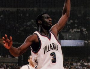 Tim Thomas in action with the jersey