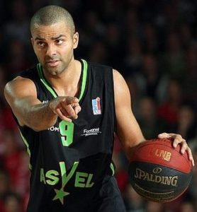 Parker in action with a similar jersey