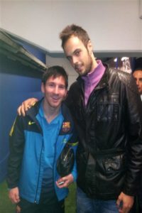 A great story. Asier was the Messi's roommate in "La Masía"