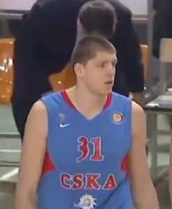 Khryapa in action during the 2010 VTB Final Four. Finally CSKA won the championship and Khryapa was named MVP of the league. Victor also was named for the All-Euroleague first team, the Euroleague Best Defender and the Russian Cup MVP that season