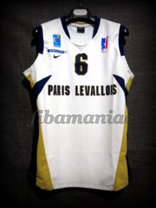 2007/2008 Team Debut Game Paris Levallois Andrew Albicy Jersey - Front