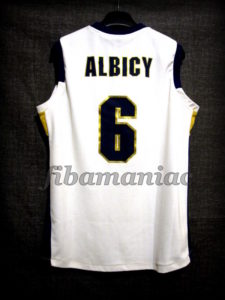 2007/2008 Team Debut Game Paris Levallois Andrew Albicy Jersey - Back