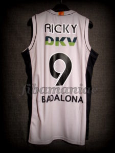 2009 FIBA Young Player of the Year Joventut Badalona Ricky Rubio Jersey - Back