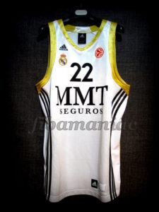 2009/2010 Euroleague Real Madrid Louis Bullock Jersey Front - MW