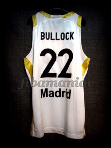 2009/2010 Euroleague Real Madrid Louis Bullock Jersey Back - MW