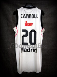 2015 Euroleague Champions Real Madrid Jaycee Carroll Jersey - Back