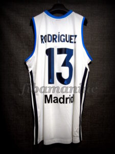 2013 ACB Champions Real Madrid Sergio Rodríguez Jersey Back - Signed