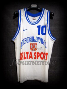 1998 World Cup Champions Yugoslavia Sasha Djordjevic Jersey Front – Signed