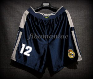 2001 ACB Runner-Ups Real Madrid Marko Milic Shorts