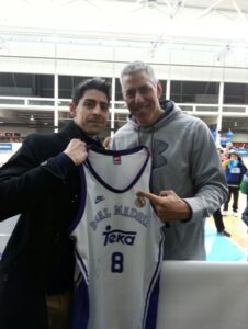 Joe signed me 2 jerseys. This one at the 2016 Spanish King's Cup and another one at the 2015 Euroleague Final Four. The second one was sold for charity