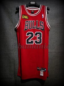 1998 NBA Finals MVP Chicago Bulls Michael Jordan Game Jersey - Front