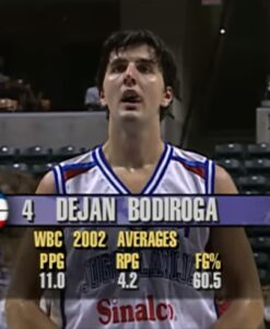 Bodiroga during the quarterfinals against USA
